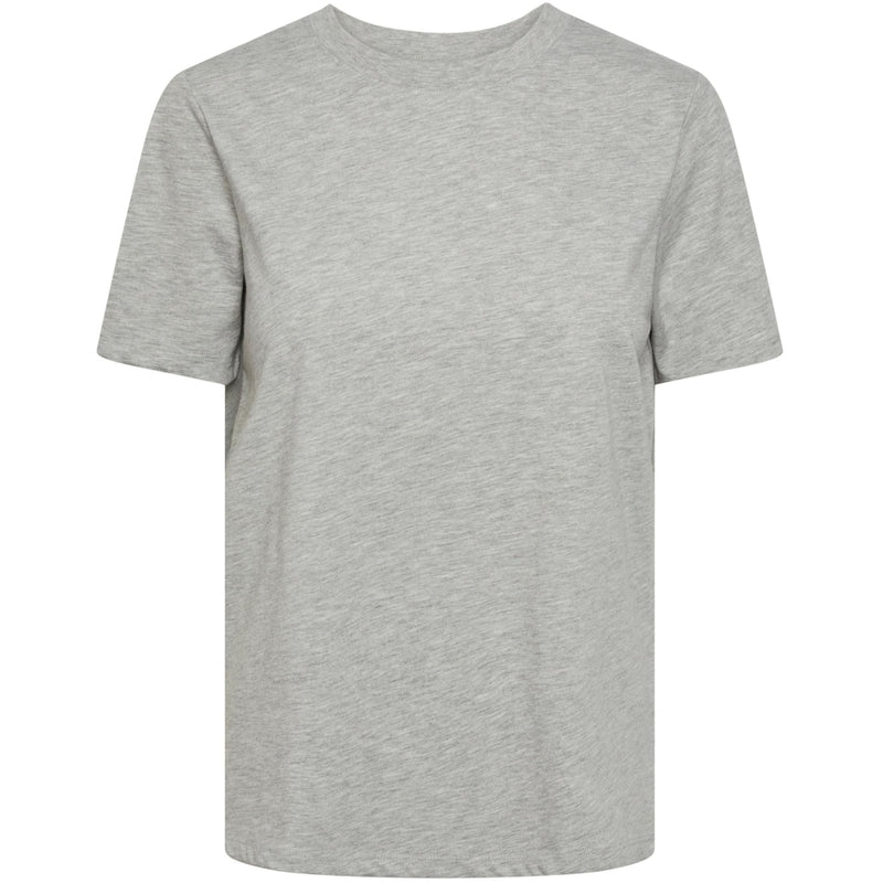 PIECES PIECES dam t-shirt PCRIA T-shirt Light Grey Melange