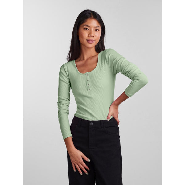 PIECES PIECES dam top PCKITTE Blouse Quiet Green