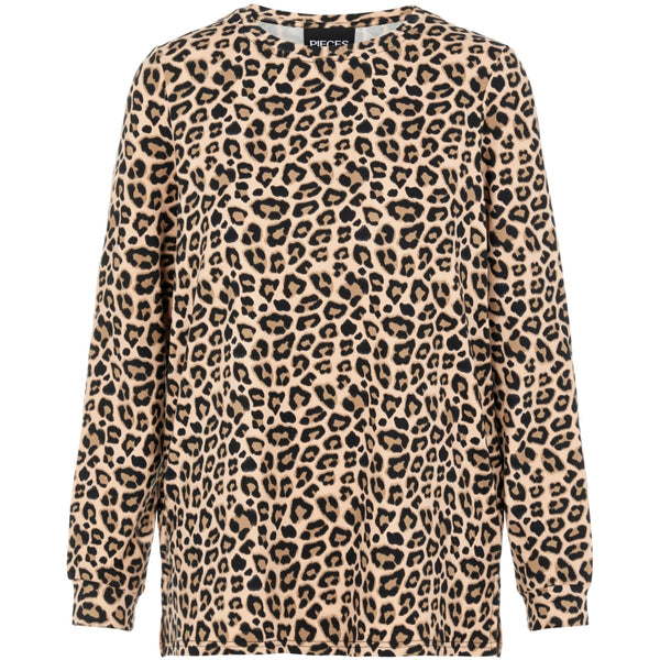 PIECES PIECES dam tröja PCSUNDAY Shirt Leopard