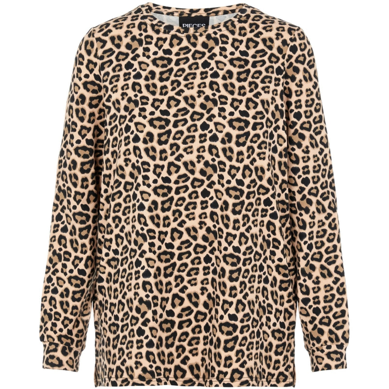 PIECES PIECES dam tröja PCSUNDAY Shirt Leopard