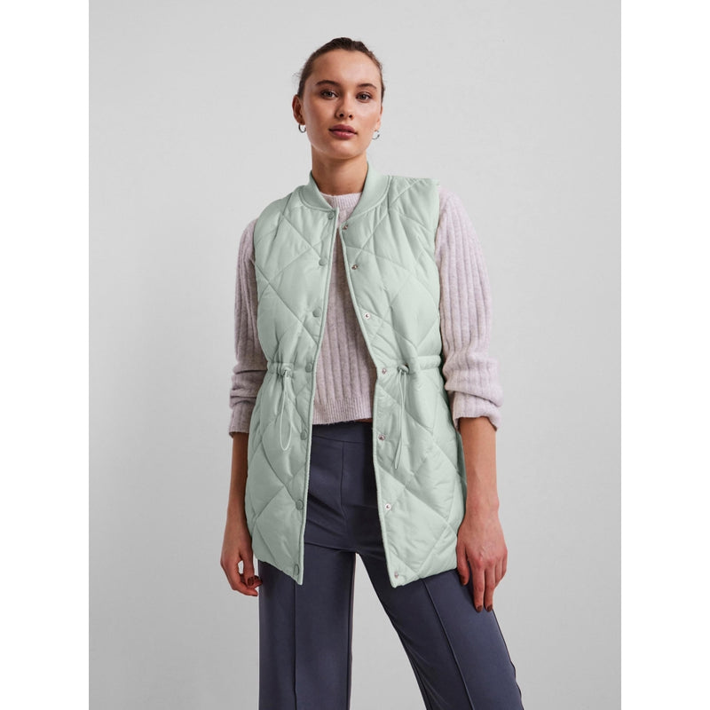 PIECES PIECES dam väst PCBEE Vest Slit Green