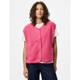 PIECES PIECES dam väst PCKATTY Vest Shocking Pink