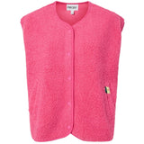 PIECES PIECES dam väst PCKATTY Vest Shocking Pink
