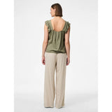 PIECES PIECES dam top PCPIA Top Deep Lichen Green