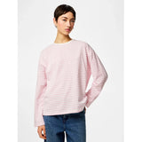 PIECES PIECES dam topp PCSADIE Blouse Bright White ROSEATE SPOONBILL