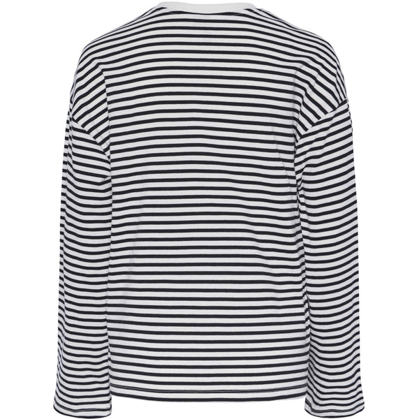 PIECES PIECES damtopp PCSADIE Blouse Cloud Dancer Black