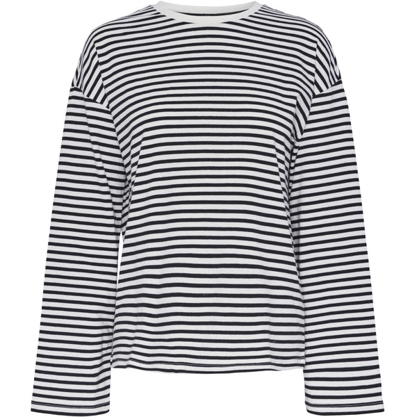 PIECES PIECES damtopp PCSADIE Blouse Cloud Dancer Black