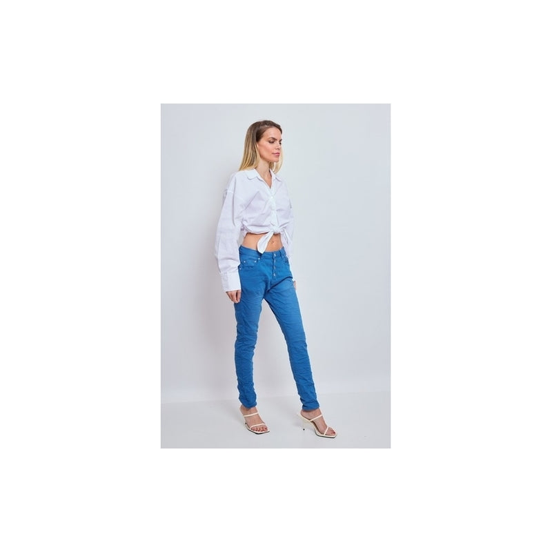 Place du Jour PLACE DU JOUR Dam byxor 90109 Jeans Blue