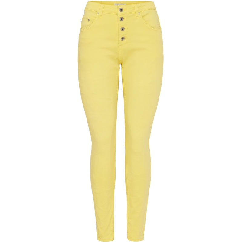 Place du Jour PLACE DU JOUR Dam byxor 90109 Jeans Yellow