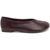SHOES Palina dam ballerina skor 9872 Shoes Mocca
