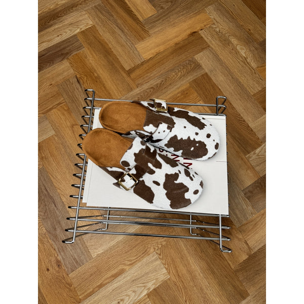 SHOES Pernille dam sandaler DM476 Restudsalg Brown Cow