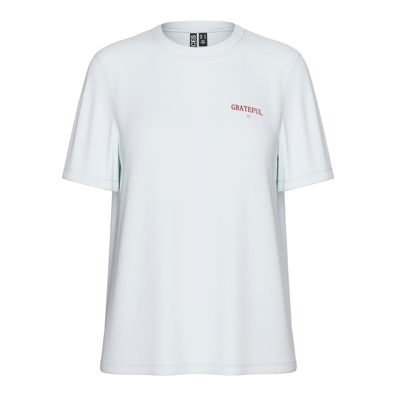 PIECES Pieces Dam T-shirt PCTAYA T-shirt Bright white Grateful