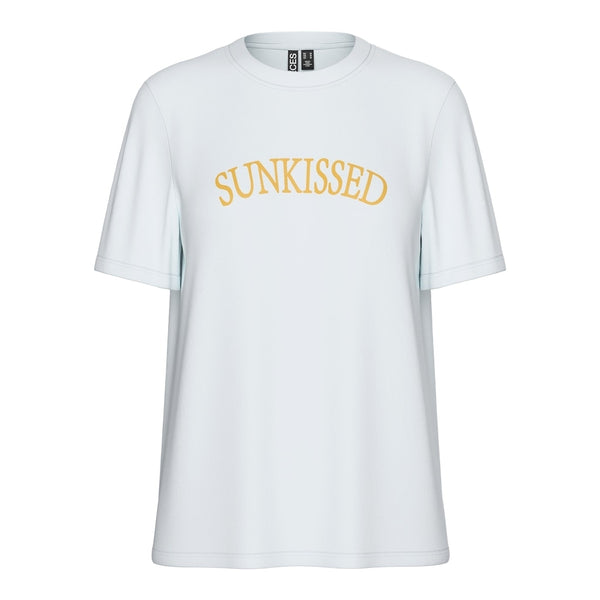 PIECES Pieces Dam T-shirt PCTAYA T-shirt Bright white sunkissed