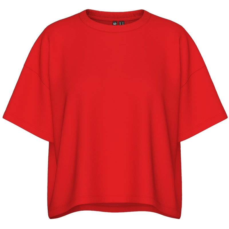 PIECES Pieces dam T-shirt PCCHILLI SUMMER Restudsalg Poppy Red