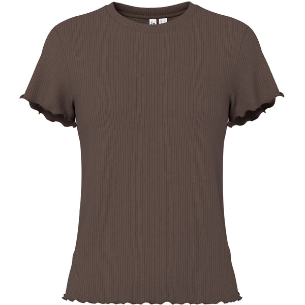 PIECES Pieces dam T-shirt PCNICCA T-shirt Hot Fudge