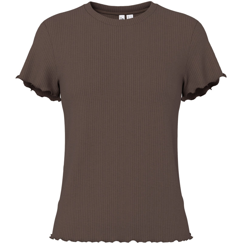 PIECES Pieces dam T-shirt PCNICCA T-shirt Hot Fudge