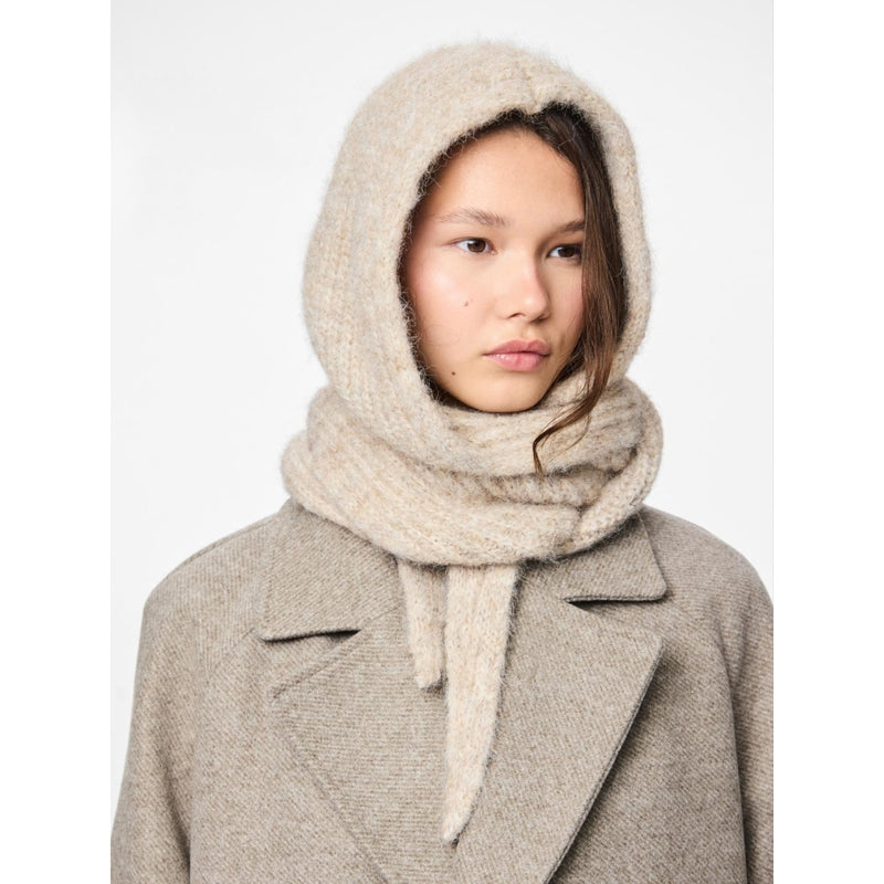 PIECES Pieces dam balaclava PCREBEKKA Accessories Greige