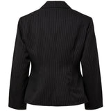 PIECES Pieces dam kavaj PCFALKA Blazer Black White Pinstripe