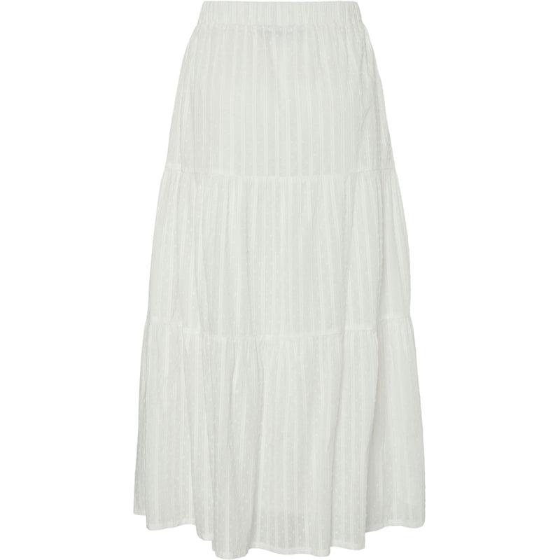 PIECES Pieces dam kjol PCFIONA Skirt Cloud Dancer