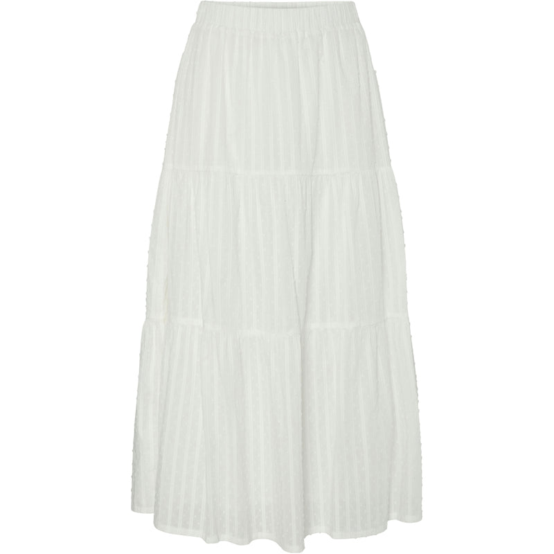 PIECES Pieces dam kjol PCFIONA Skirt Cloud Dancer