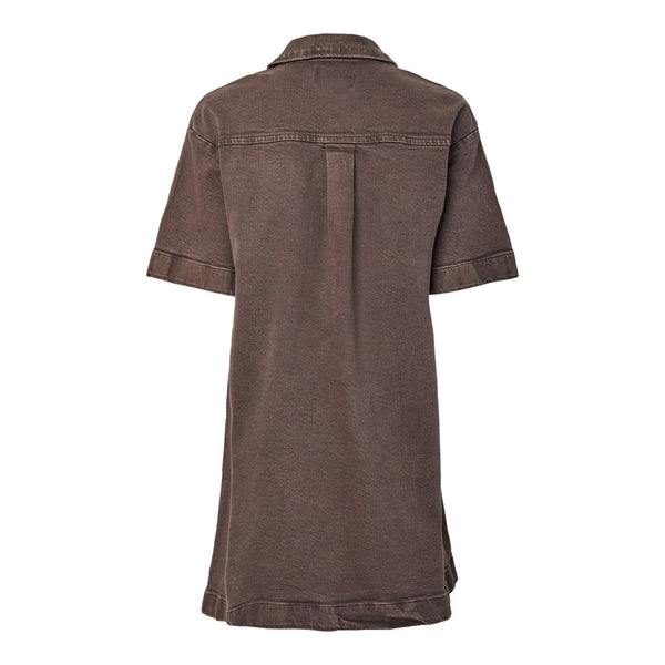 PIECES Pieces dam klänning PCSELMA Dress Hot Fudge