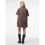 PIECES Pieces dam klänning PCSELMA Dress Hot Fudge