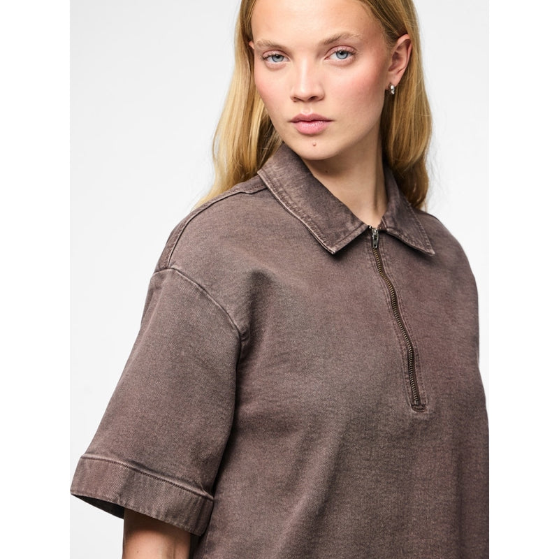 PIECES Pieces dam klänning PCSELMA Dress Hot Fudge