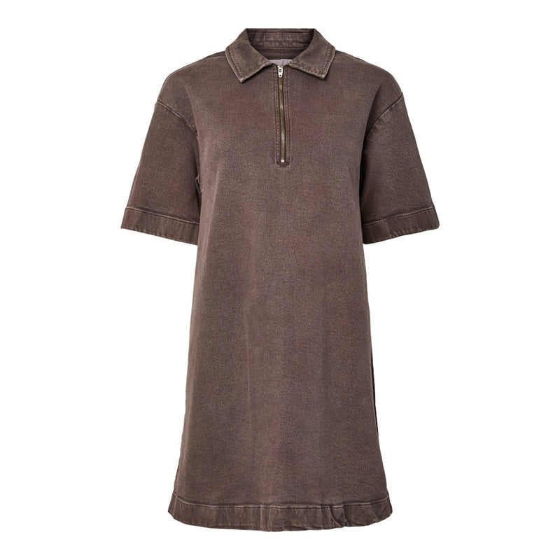 PIECES Pieces dam klänning PCSELMA Dress Hot Fudge