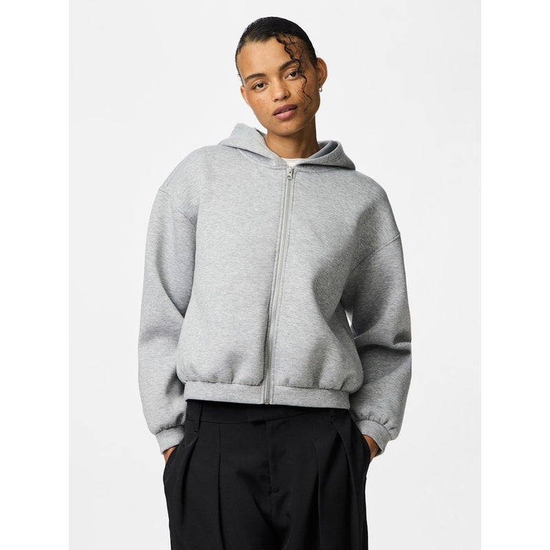 PIECES Pieces dam kofta PCBUCUBA Cardigan Light Grey Melange