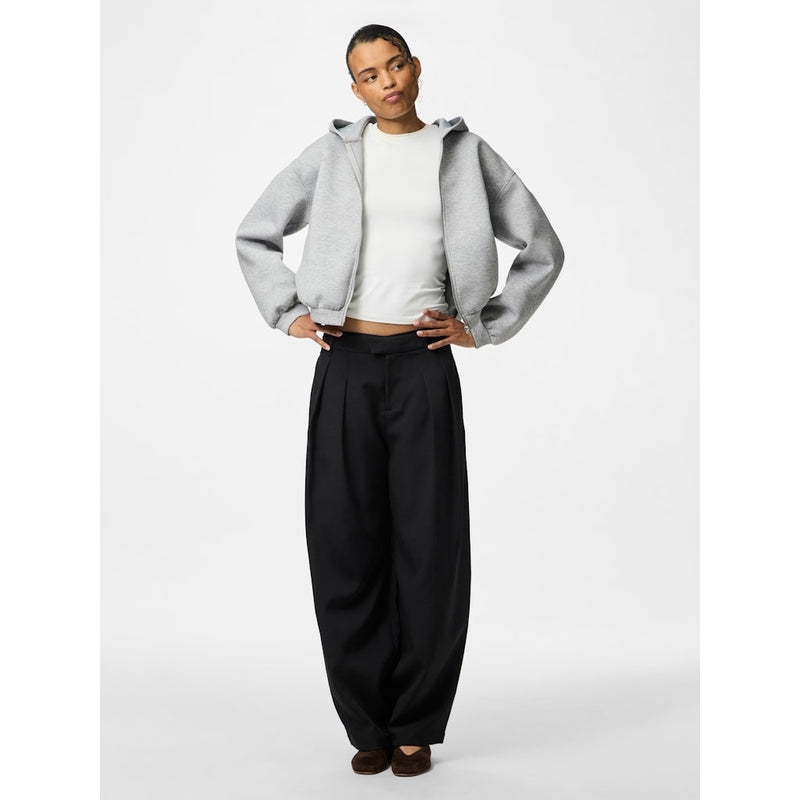 PIECES Pieces dam kofta PCBUCUBA Cardigan Light Grey Melange