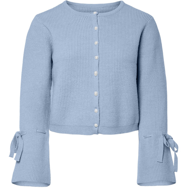 PIECES Pieces dam stickad kofta PCRIKKE Knit Cashmere Blue