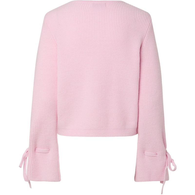 PIECES Pieces dam stickad kofta PCRIKKE Knit Pink Tulle