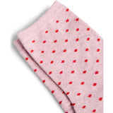 PIECES Pieces dam strumpor PCSEBBY Socks Flushing Pink SMALL DOTS IN FLAME SCARLET