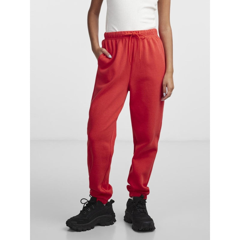 PIECES Pieces dam sweatpants PCCHILLI Sweatpant Poppy Red