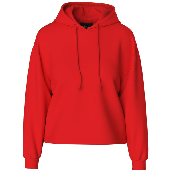 PIECES Pieces dam sweatshirt PCCHILLI Sweatshirt Poppy Red