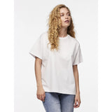 PIECES Pieces dam t-shirt PCSKYLAR T-shirt Bright White