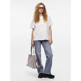 PIECES Pieces dam t-shirt PCSKYLAR T-shirt Bright White