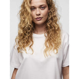 PIECES Pieces dam t-shirt PCSKYLAR T-shirt Bright White