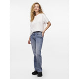 PIECES Pieces dam t-shirt PCSKYLAR T-shirt Bright White