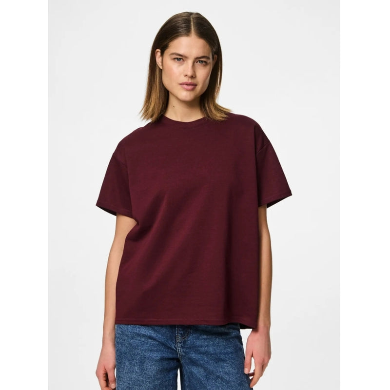 PIECES Pieces dam t-shirt PCSKYLAR T-shirt Tawny Port