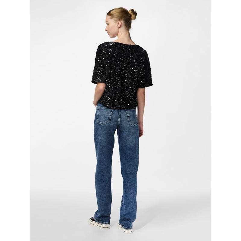 PIECES Pieces dam top PCKAM Top Black Black sequins
