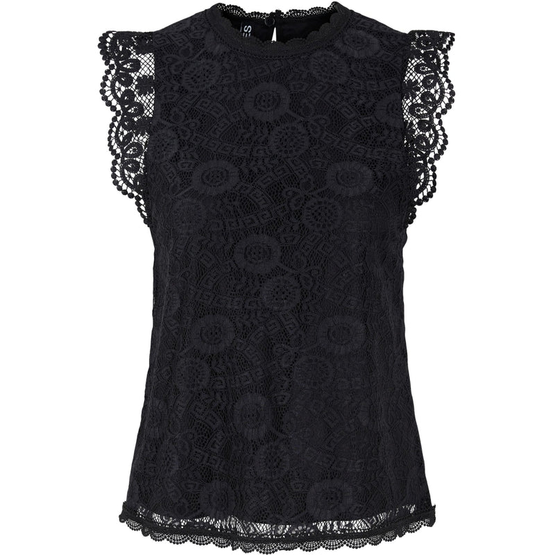 PIECES Pieces dam top PCOLLINE Top Black