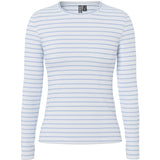 PIECES Pieces dam top PCRUKA Blouse Cashmere Blue NEW CLOUD DANCER