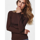 PIECES Pieces dam top PCRUKA Blouse Hot Fudge