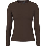 PIECES Pieces dam top PCRUKA Blouse Hot Fudge