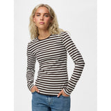 PIECES Pieces dam top PCRUKA Blouse Hot Fudge CLOUD DANCER