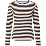 PIECES Pieces dam top PCRUKA Blouse Hot Fudge CLOUD DANCER