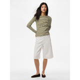PIECES Pieces dam top PCRUKA Blouse Sphagnum CLOUD DANCER