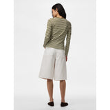 PIECES Pieces dam top PCRUKA Blouse Sphagnum CLOUD DANCER