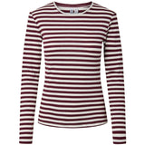 PIECES Pieces dam top PCRUKA Blouse Tawny Port CLOUD DANCER